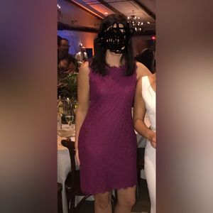 Burgundy Cocktail/Party Dress Size 6